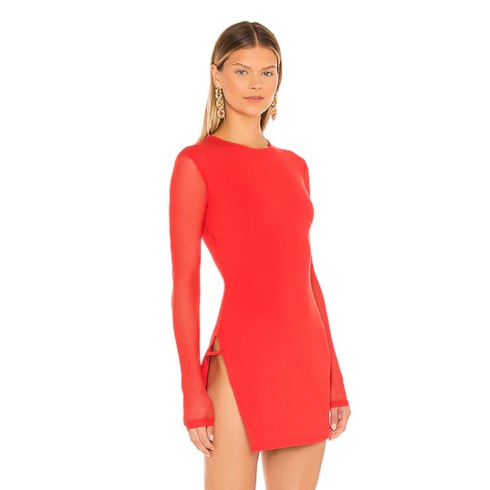 Revolve Nia Bodycon Dress in Red